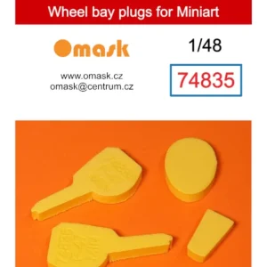 Omask 74835 P-47 Thunderbolt Wheel Bay Plugs (For Miniart 48009) Nouvel Arrivage