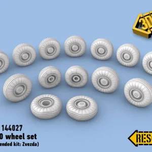 NEW! Rescue Models 144027 Tupolev Tu-160 - 3D-Printed Wheel Set (for Zvezda Kits) Must-Have