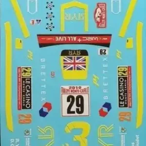 Achat Immédiat NEW! Colorado / Carpena Decals 24046 Skoda Fabia - Monte Carlo / Portugal 2019 Teixeira
