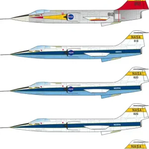 Caracal Models 48161 NASA Lockheed F -104 Starfighter Nouveauté