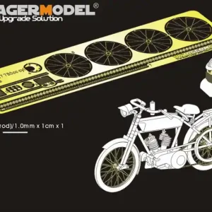Livraison Express VoyagerModel.Co.Ltd PE35519 WWI French Peugeot 1917 750cc cyl Motorcycle