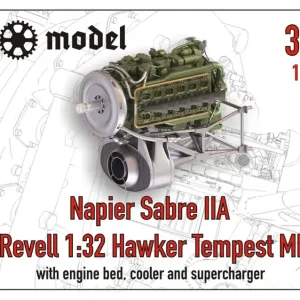 FPW Model 32705 Napier Sabre IIA for Revell Hawker Tempest Mk. V Jusqu'à Épuisement Des Stocks