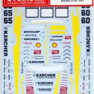 Studio 27 DC1006 Mercedes 190E - AGM Karcher DTM 1990 Decals Set (for Fujimi Kits) Bon Marché