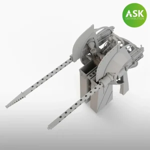 Offre Exclusive Art Scale Kit A48079 North Ameican B-25 Mitchell - Top Dorsal Turret -Gun Set (for HK Model Kits)