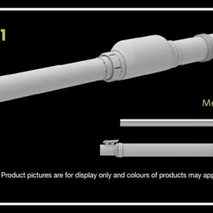 Acheter En Ligne Rye Field Model RM-2100 Gun barrel M256 120mm L/44 for M1A1 Abrams (3D-printed / for Rye Field Model and Meng Kits)
