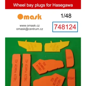 Livraison Express Omask 748124 McDonnell Douglas F-4 Phantom - Wheel Bay Plugs (for Hasegawa Kits)