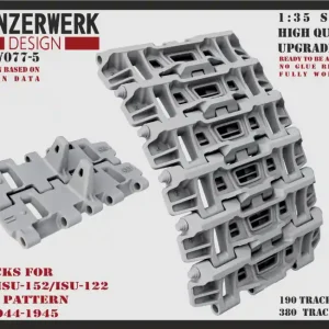 Panzerwerk Design 35-PW077-5 Tracks For IS-2/ISU-152/ISU-122 Late Pattern 09.1944-1945 Expédition Rapide