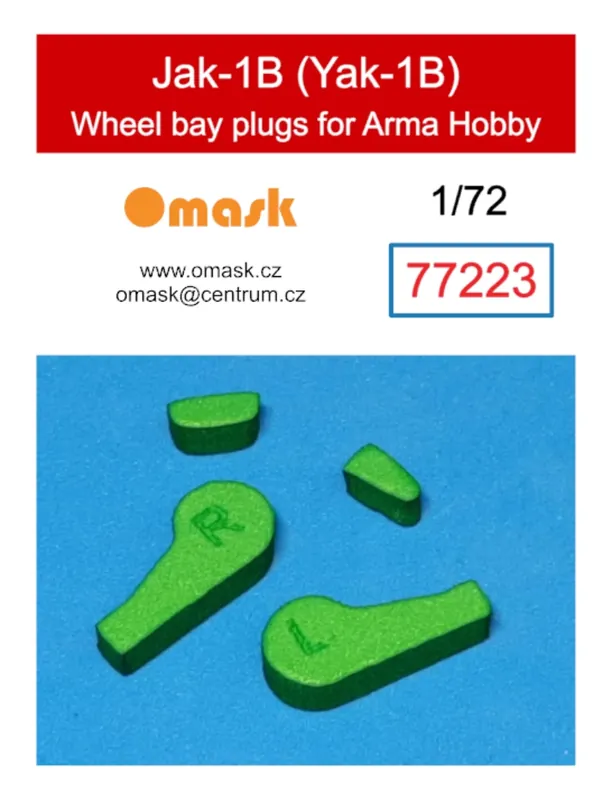Acheter Direct Omask 77223 Jak-1B (Yak-1B) Wheel Bay Plugs (For Arma Hobby)