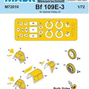 Special Hobby M72010 Messerschimtt Bf-109 E-1 /E-3 SPECIAL HOBBY Nouveauté