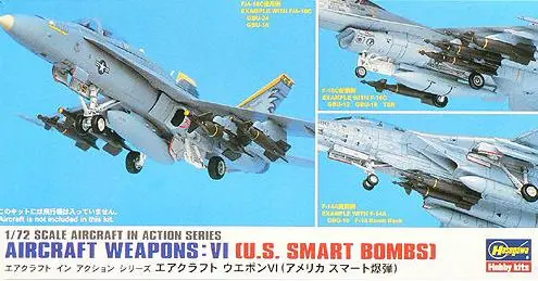 Meilleure Vente Hasegawa X72-11 Aircraft Weapons VI U.S. Smart Bombs