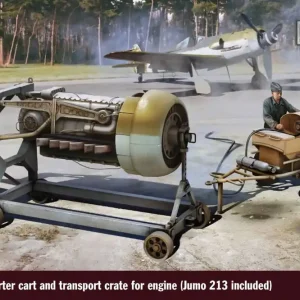 Prix Cassé IBG 72547 Luftwaffe Starter Cart And Transport Crate for Engine (Jumo 213 Included)