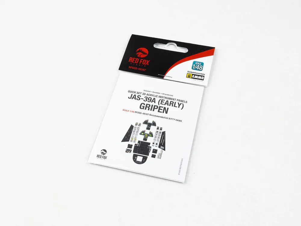 Prix Bas Red Fox Studio QS-48187 Saab JAS-39A Gripen (Early) - Instrument Panels (for Kitty Hawk Models Models Kits)