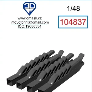 3DF 104837 Ju 88A, C, D Exhausts (For ICM) Usine Directe