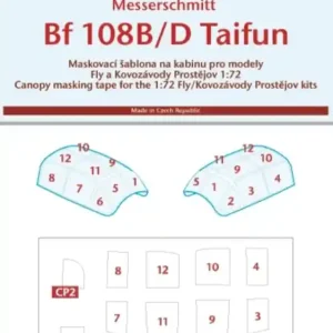 Peewit 72041 Canopy mask for Messerschmitt Bf 108 Fly Acheter Direct