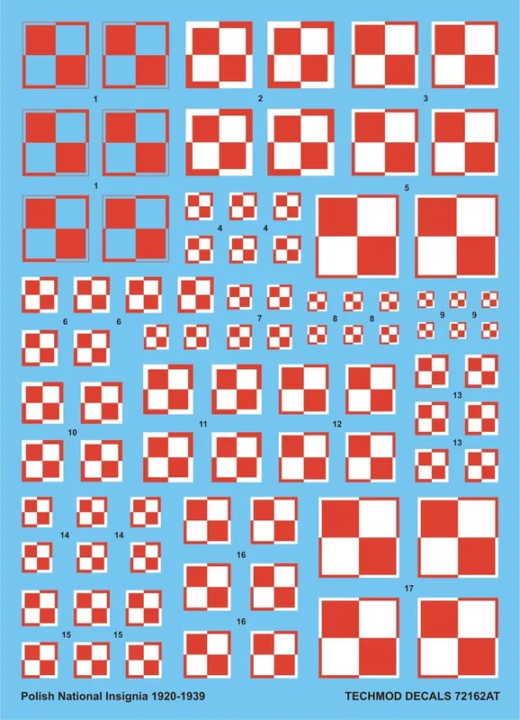 Techmod 72162 Polish National Insignia 1920-39 Expédié Aujourd'hui