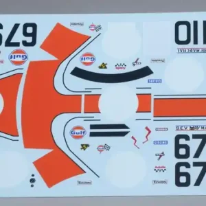 Renaissance TK24-343 Ford GT40 JWA - Le Mans 1968/1969 Gulf (for Fujimi 12131 Kit) Offre Du Jour