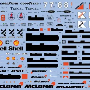 Shunko Models D428 McLaren MP4/8 - Decal Set (for Tamiya Kits) Achetez Aujourd'hui