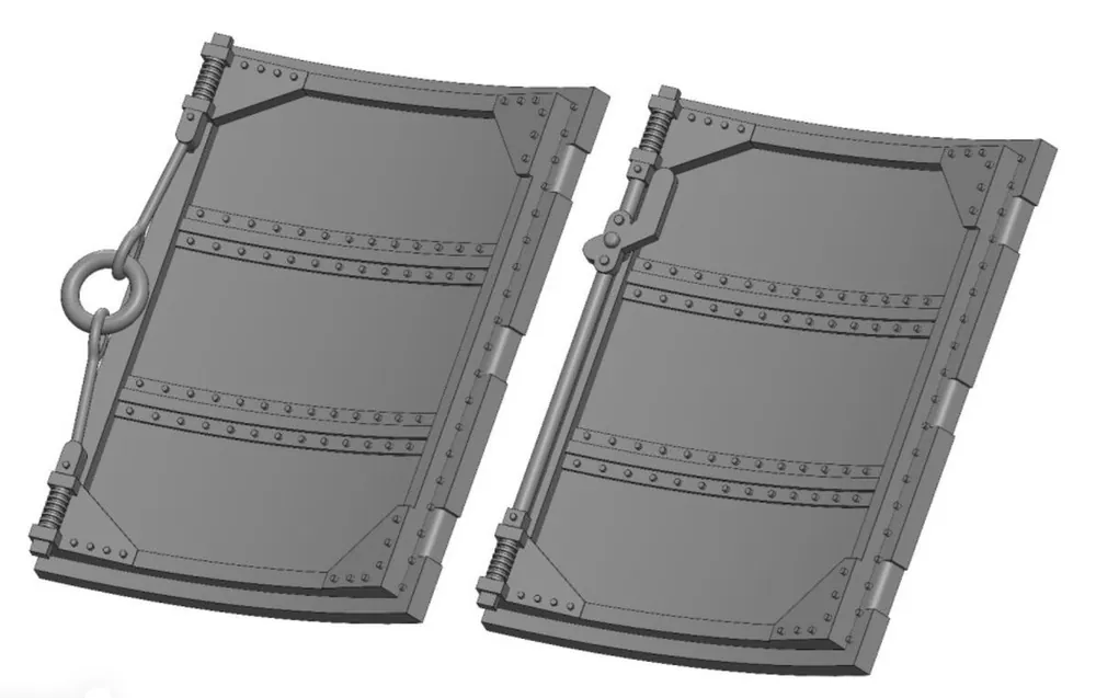 Art Scale Kit A72039 Supermarine Spitfire Mk.I / Mk.II and Mk.V Early - Cockpit Door (for Eduard Kits / 3D-Printed Nouvel Arrivage