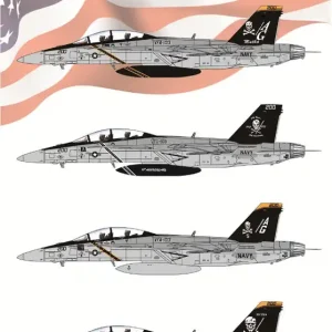 Galaxy-Model G48002 Boeing F/A-18 F CAG - Fighter Attack Squadron One Zero Three VFA-103 Jolly Rogers (2009-2015) Commande En Gros