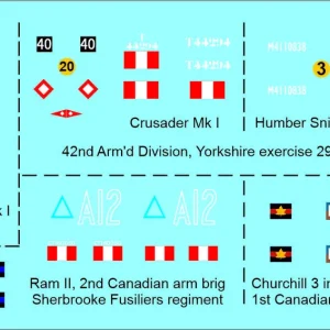 Acheter En Ligne Black Lion Decals 72066 Training in Britain 1941-1943 (British and Canadian Vehicles)