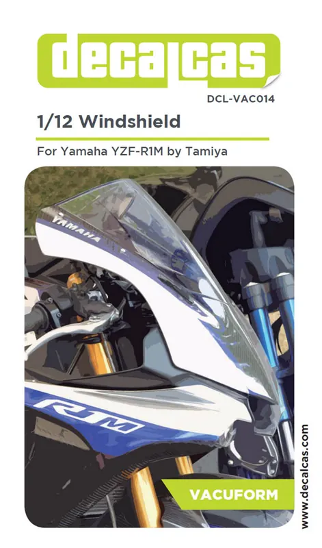 Decalcas VAC014 Yamaha YZF-R1M - Windshield (for Tamiya Kits) Offre Spéciale