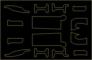 Model Maker Decals CV32001 F-16a/b/c/d strengthening plates - vinyl Soldes
