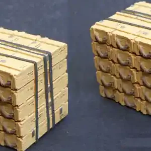 Authentique Callsign Models 35039 105mm Ammo Crates Aerial Delivery Pack