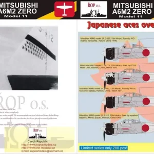 Ropos Models MNFDL72006 Mitsubishi A6M2 Zero Model 11 - Japanese aces over China Vente Flash