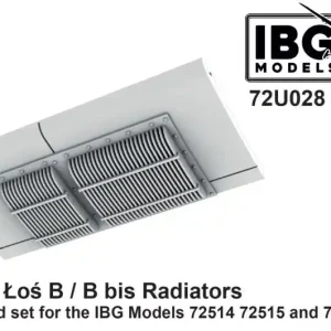 Retour Gratuit IBG 72U028 PZL 37 Łoś B / B bis Radiators - 3D Printed Set for IBG 72514, 72515 and 72516 Kits