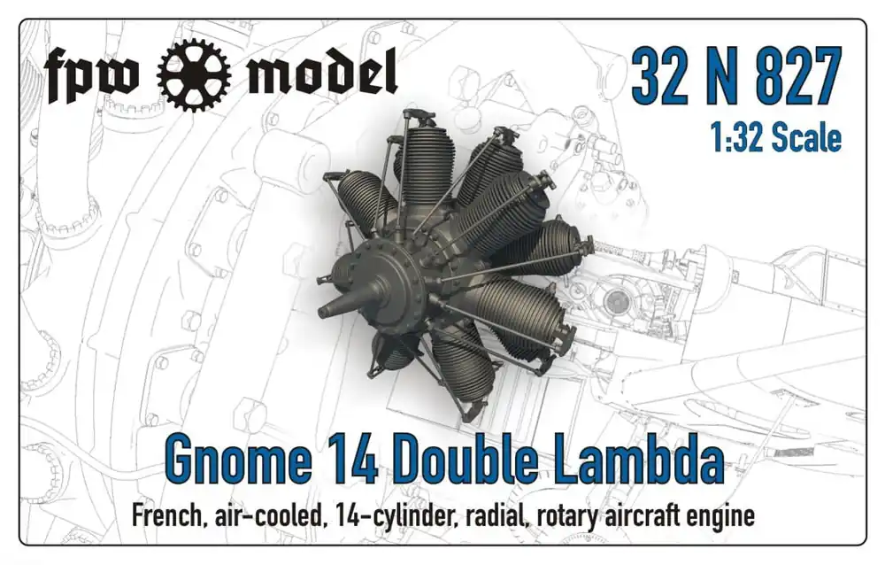 FPW Model 32N827 Gnome 14 Double Lambda Expédition Rapide