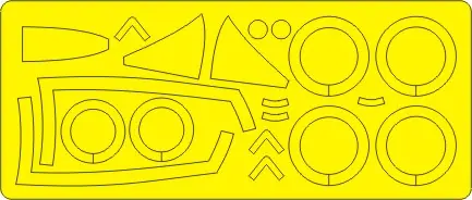 New Ware AM0120 FJ-4 and FJ-4B Fury BASIC kabuki masks for Hobbyboss Solde