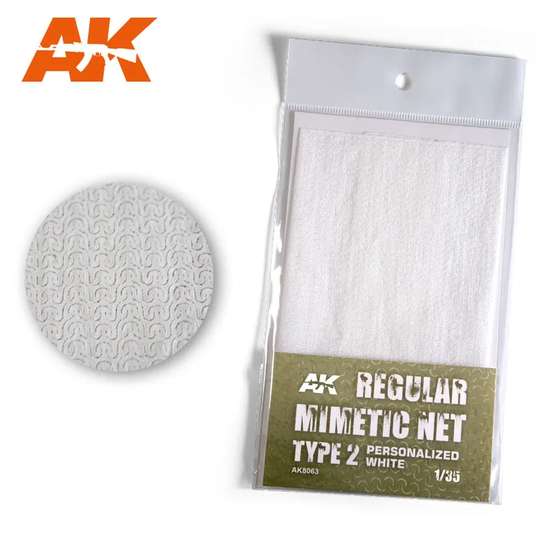 AK-Interactive 8063 Camouflage Net Personalized White Type 2 Prix Bas
