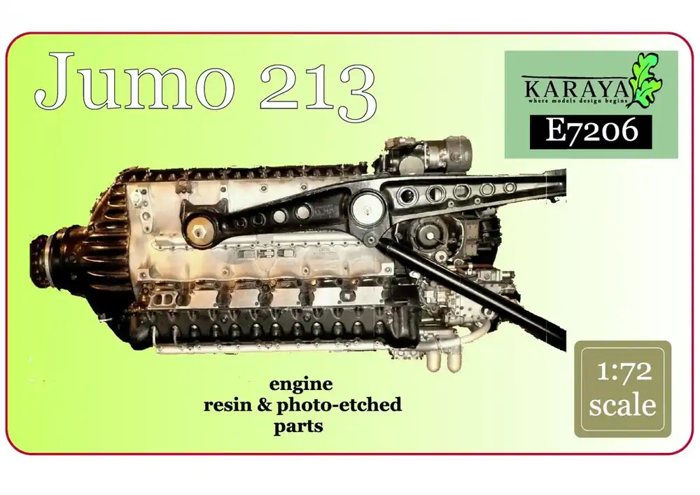 Vente Flash KARAYA E7206 Jumo 213 engine – resin + PE