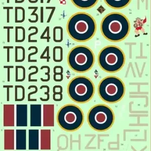 Retour Gratuit Model Maker Decals D48066 Spitfire XVI