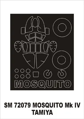 Montex SM72079 Mosquito Mk IV Tamiya Expédié Aujourd'hui