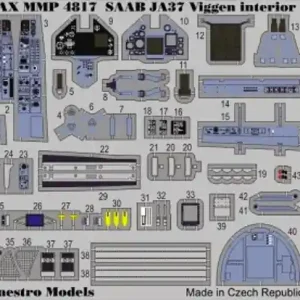 Maestro Models P4817 SAAB JA37 Viggen interior Certifié