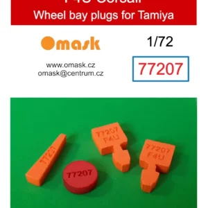 Satisfait Ou Remboursé Omask 77207 Vought F4U Corsair Wheel Bay Plugs (for Tamiya kits)