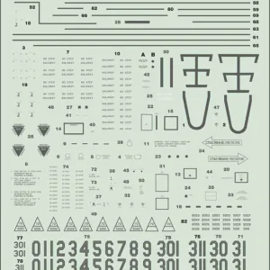 Model Maker Decals D48243 Bulgarian F-16C/D Block 70 Generic Set Soldes