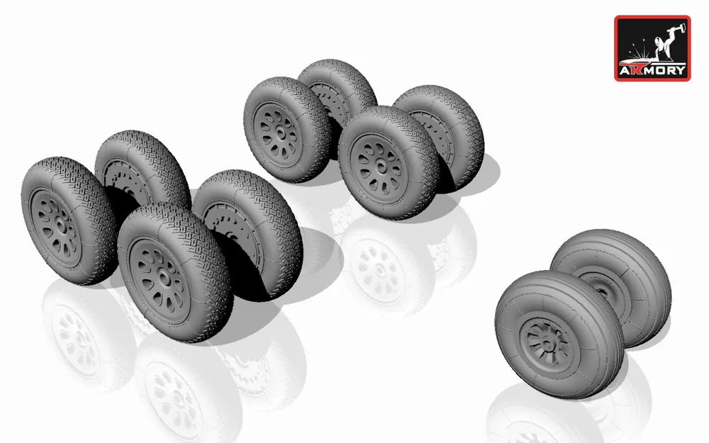 Nouvel Arrivage Armory Models Group AW72019 Antonov An-10 Cat / An-12 Cub wheels