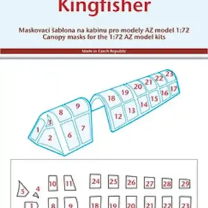 Prix Choc Peewit 72211 Canopy mask for Kingfisher AZ model