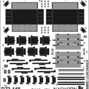 Achetez Aujourd'hui Part P72-148 Sd.Kfz. 164 Nashorn Ammo Container (For Revell)