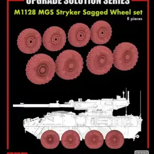 Livraison Express Rye Field Model RM-2110 M1128 MGS - Stryker Sagged Wheel Set (8 pcs)
