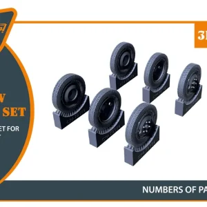 Paiement Sécurisé Clear Prop Models A72182 Soviet ZiS-5 / ZiS-5V - Wheel Set (for Clear Prop Models kits)