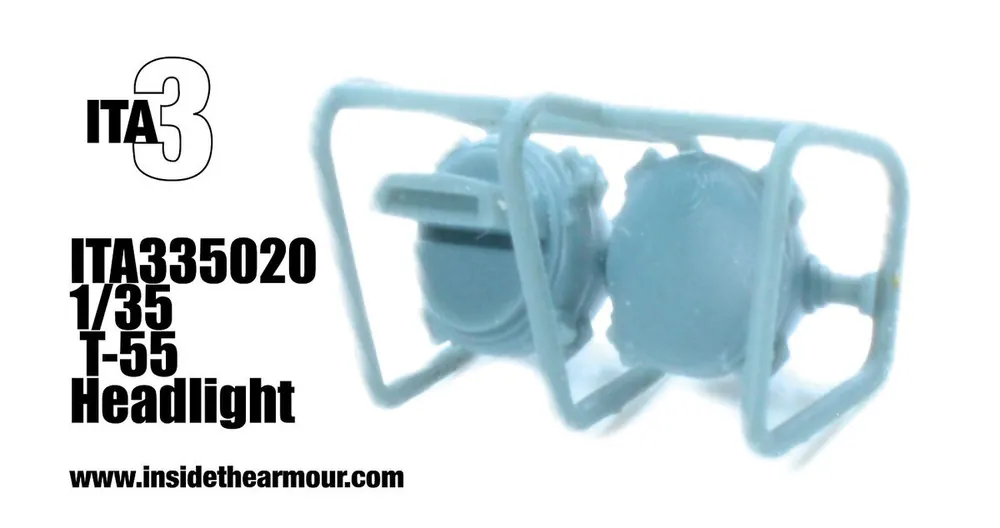 Nouveauté Inside the Armour ITA335020 T-55 Headlights (3D-Printed)