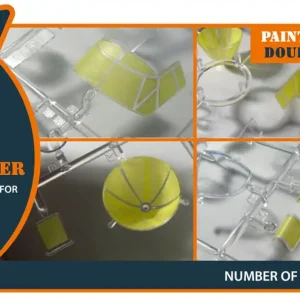Clear Prop Models A48048 Martin B-26 B Marauder - Canopy Frame Paint Mask - inside and outside (for ICM kits) Meilleur Choix