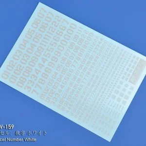 Acheter Direct Madworks AW-159 Waterslide Decals Numbers 04 (White)