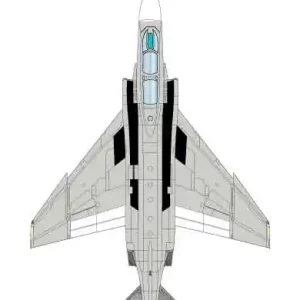 Populaire Milspec 72005 McDonnell F-4 B Phantom - Walkways / Formation Lights (US Navy and USMC)