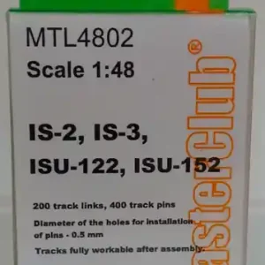 Retour Gratuit MASTERCLUB MTL-4802 Tracks for JS-2 / JS-3 / ISU-122 / ISU-152 Late