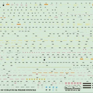 Model Maker Decals D48083 Su-22M4/UM-3k Polish stencils Achetez Aujourd'hui