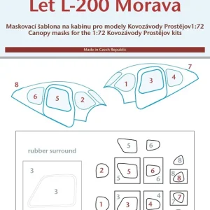 Usine Directe Peewit 72336 Let L-200 Morava (For Kovozavody Prostejov Kits)